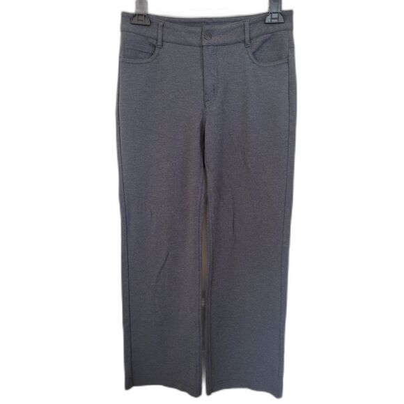 Athleta Gray Ponte Knit Stretch Pockets Pants - Picture 1 of 4